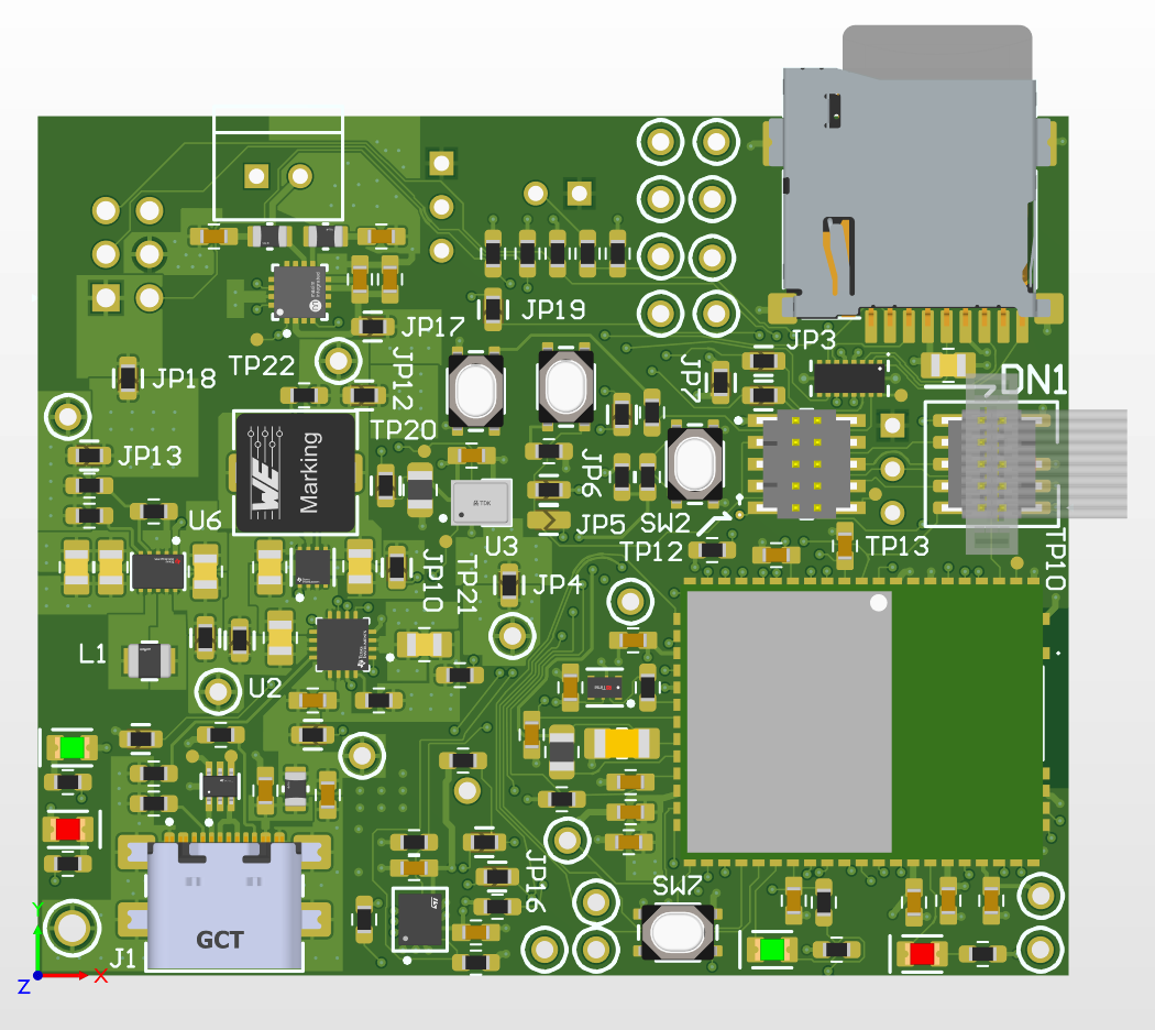 Altium board 3D view