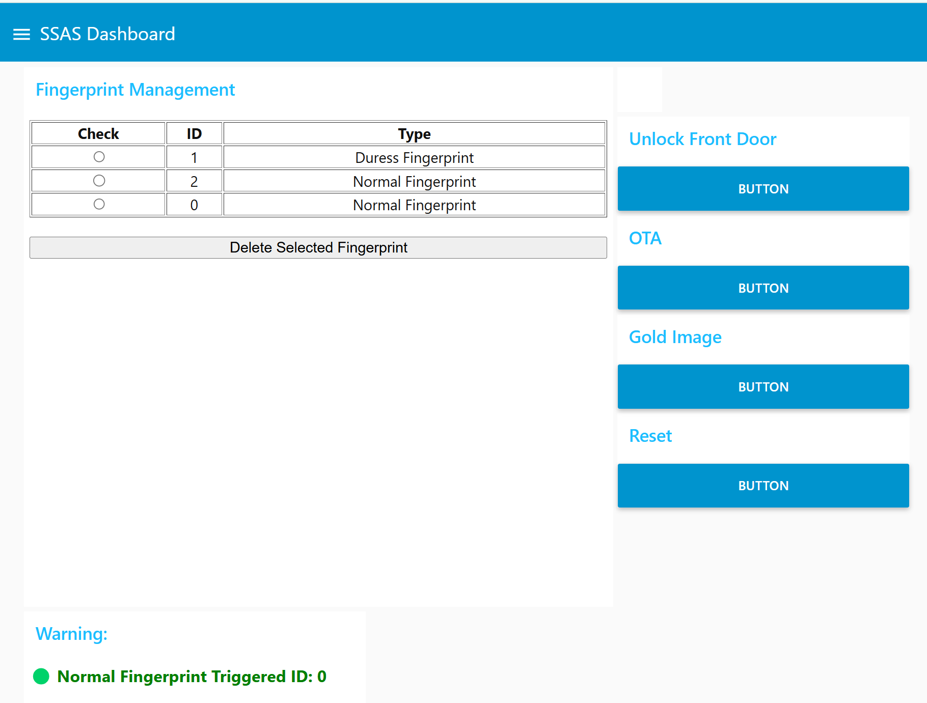 Node-RED Dashboard UI