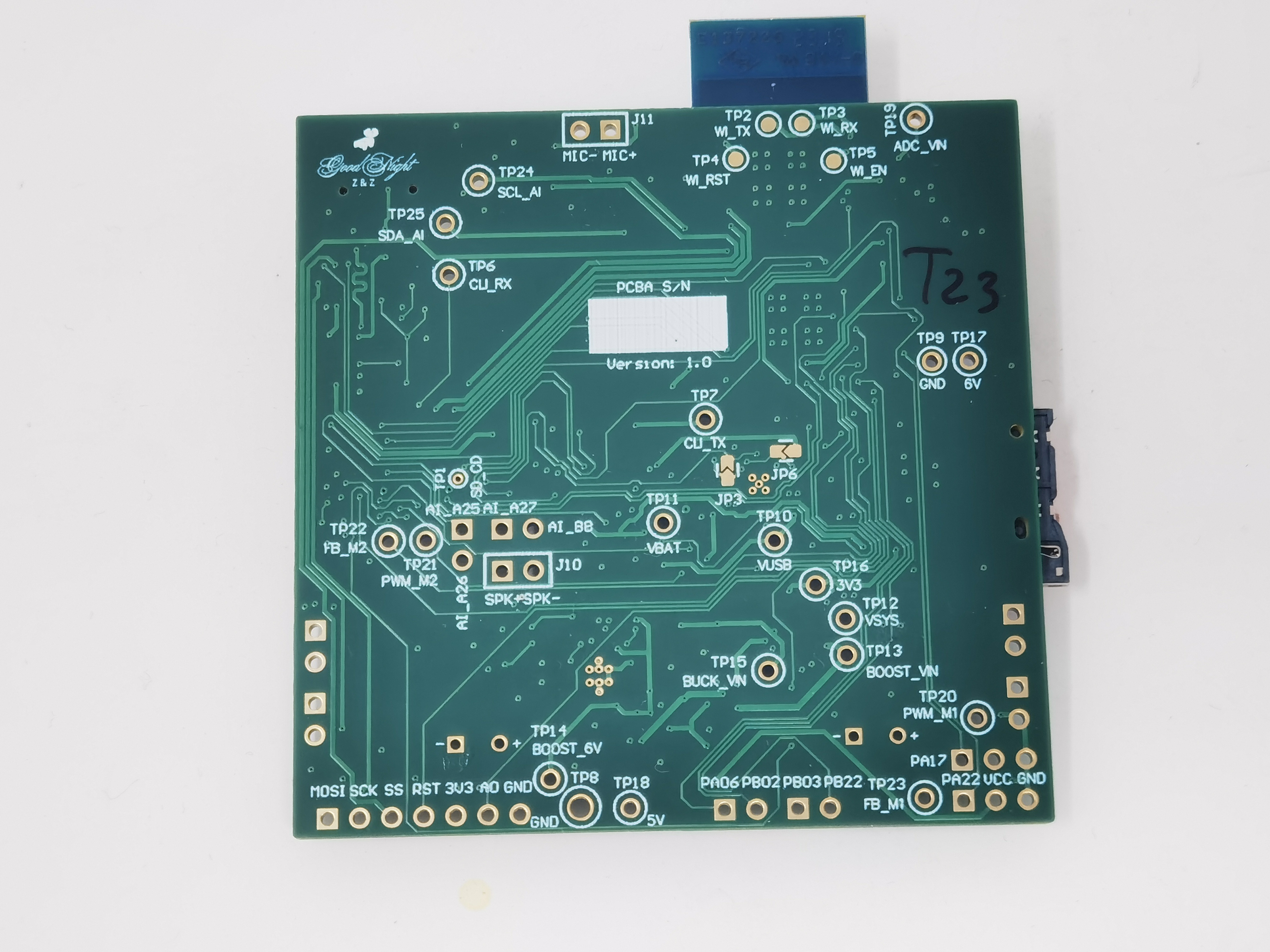 The standalone PCBA, bottom