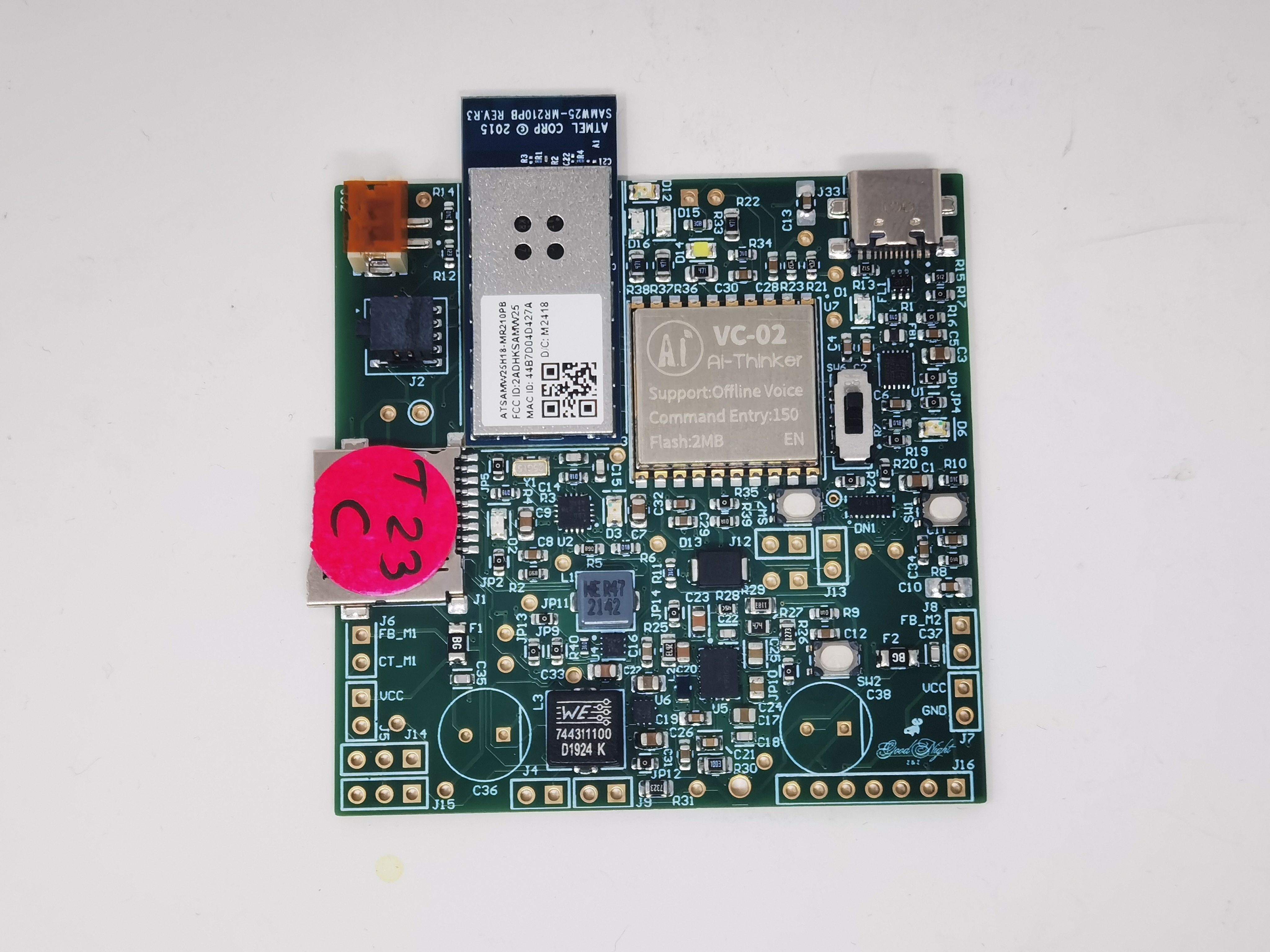 The standalone PCBA, top